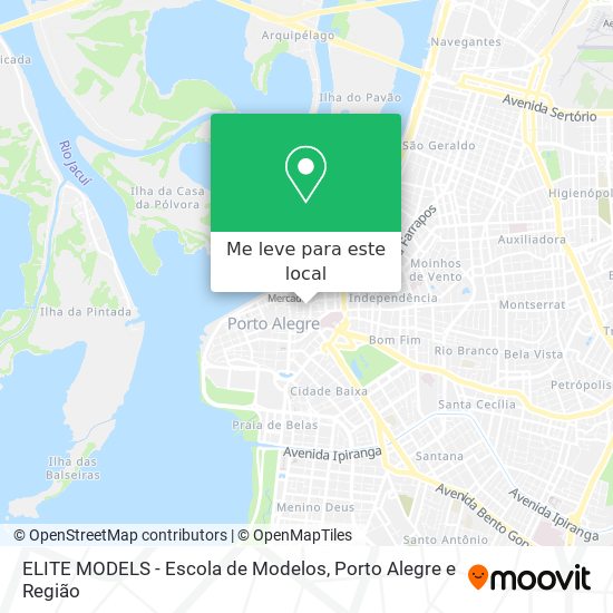 ELITE MODELS - Escola de Modelos mapa