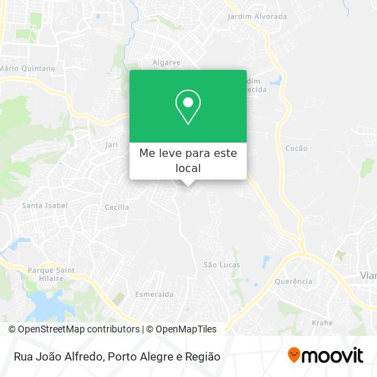Rua João Alfredo mapa