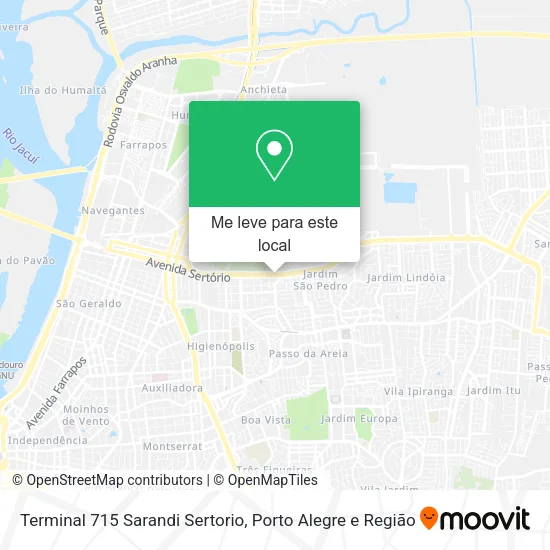 Terminal 715 Sarandi Sertorio mapa