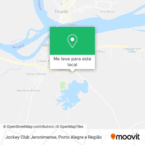 Jockey Club Jeronimense mapa