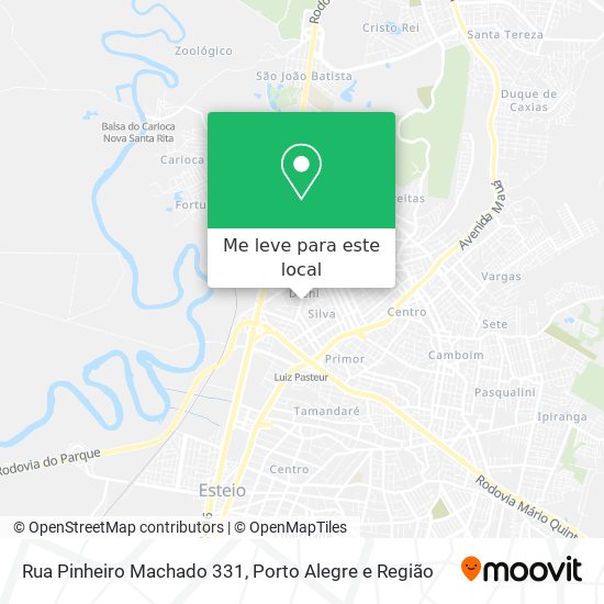 Rua Pinheiro Machado 331 mapa