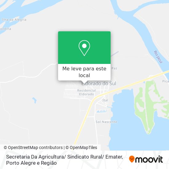 Secretaria Da Agricultura/ Sindicato Rural/ Emater mapa