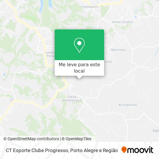 CT Esporte Clube Progresso mapa
