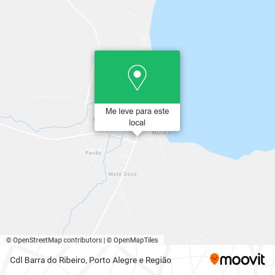 Cdl Barra do Ribeiro mapa