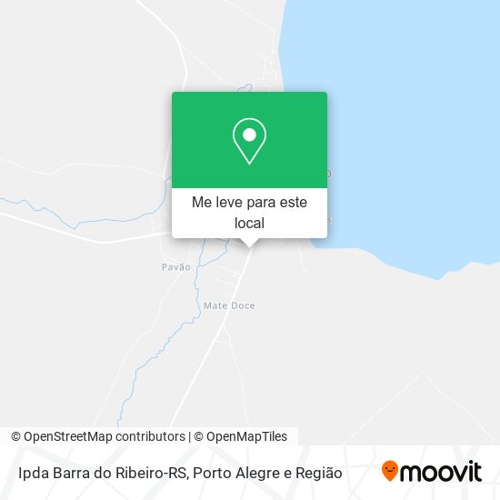 Ipda Barra do Ribeiro-RS mapa