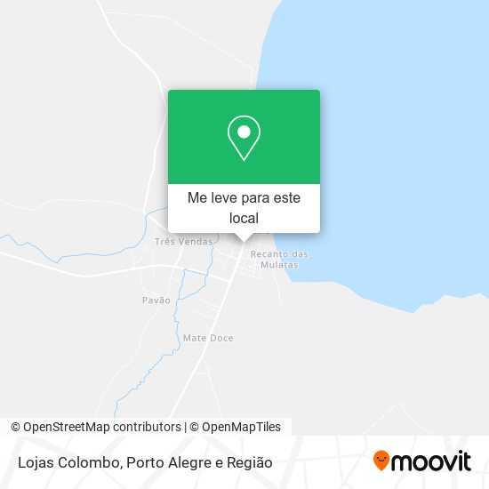 Lojas Colombo mapa