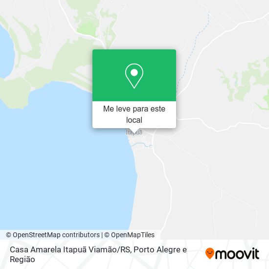 Casa Amarela Itapuã Viamão/RS mapa