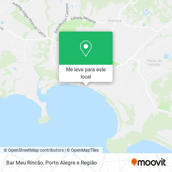 Bar Meu Rincão mapa