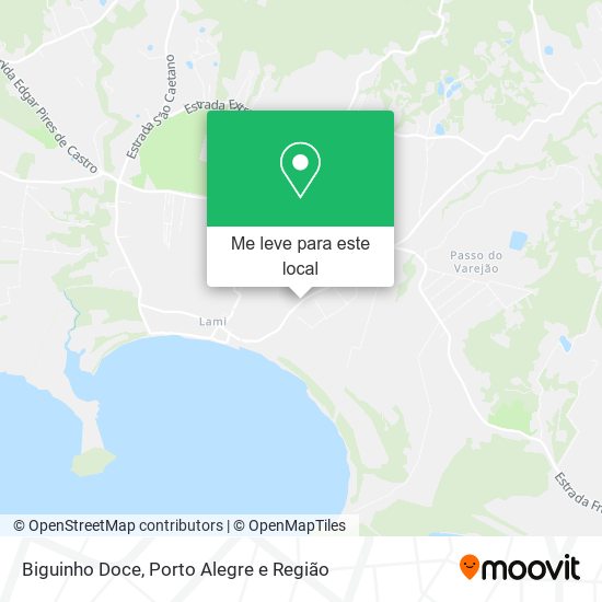 Biguinho Doce mapa