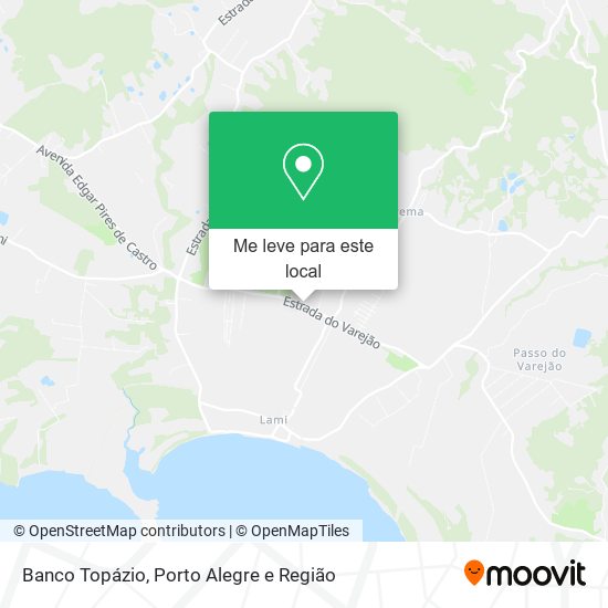 Banco Topázio mapa
