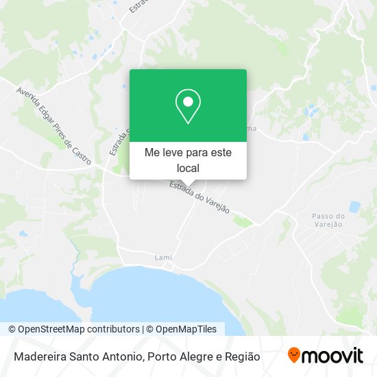 Madereira Santo Antonio mapa