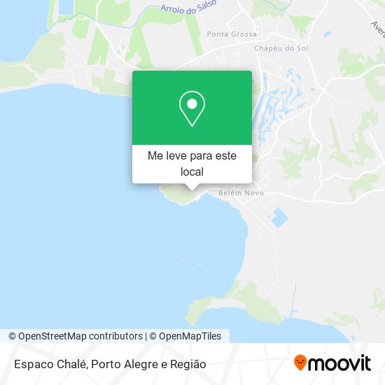 Espaco Chalé mapa