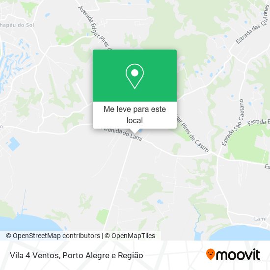 Vila 4 Ventos mapa