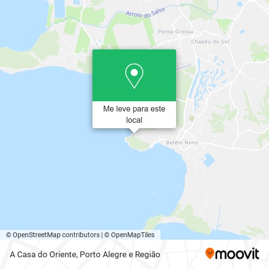 A Casa do Oriente mapa