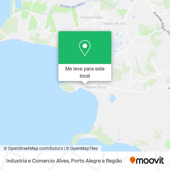 Industria e Comercio Alves mapa