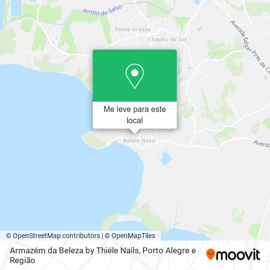 Armazém da Beleza by Thiéle Nails mapa