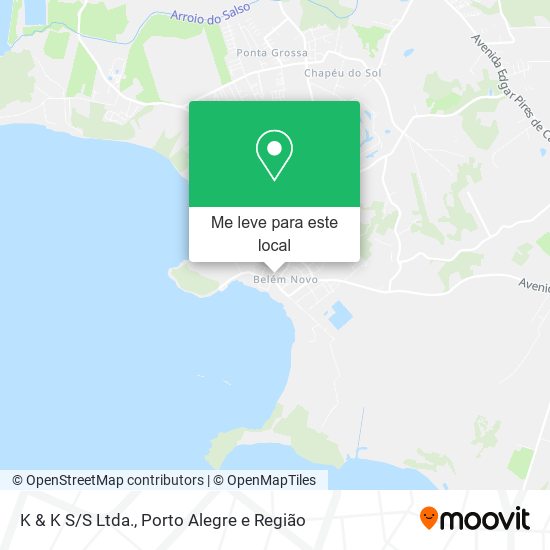 K & K S/S Ltda. mapa