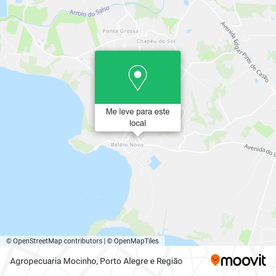 Agropecuaria Mocinho mapa