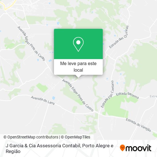 J Garcia & Cia Assessoria Contabil mapa