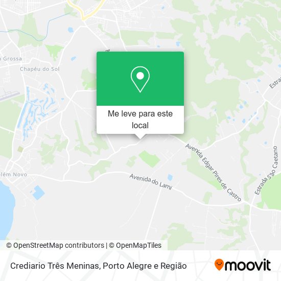 Crediario Três Meninas mapa