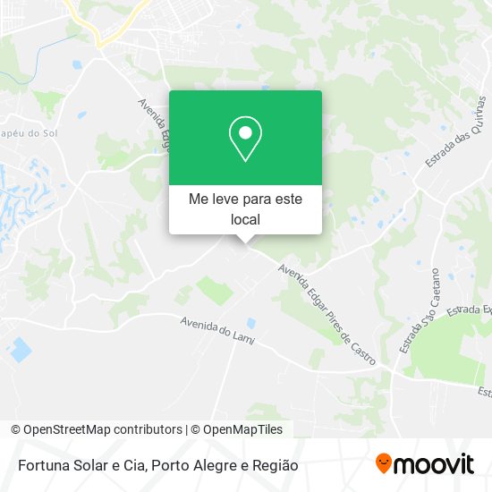 Fortuna Solar e Cia mapa