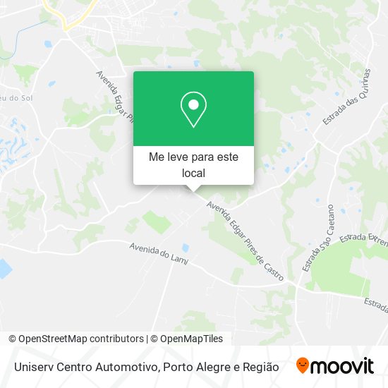 Uniserv Centro Automotivo mapa