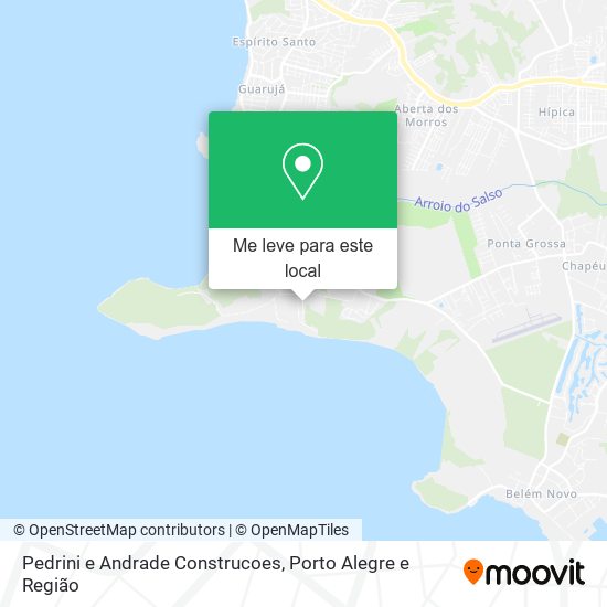 Pedrini e Andrade Construcoes mapa