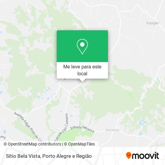 Sítio Bela Vista mapa