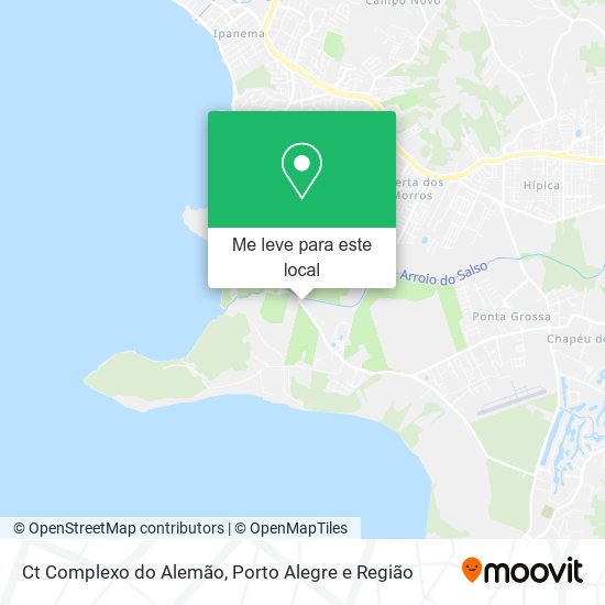 Ct Complexo do Alemão mapa