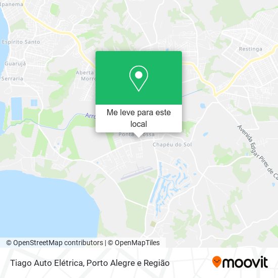 Tiago Auto Elétrica mapa