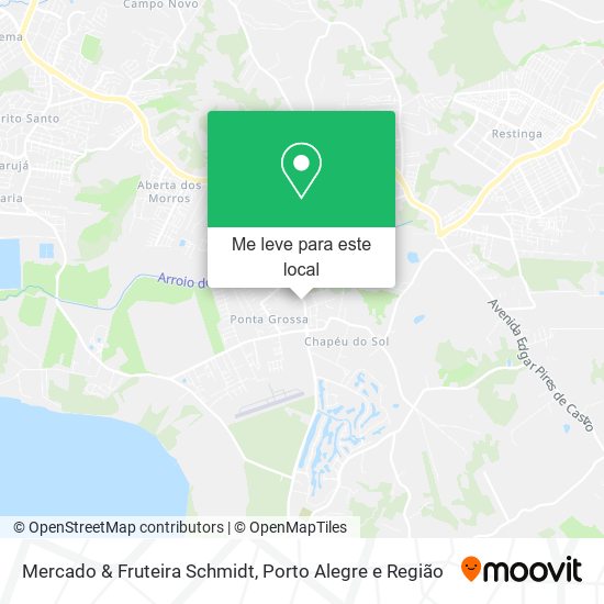 Mercado & Fruteira Schmidt mapa