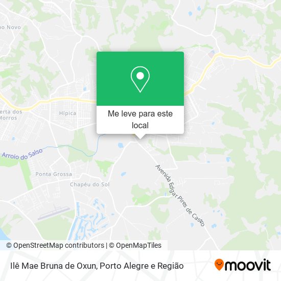 Ilê Mae Bruna de Oxun mapa