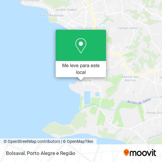 Bolsaval mapa
