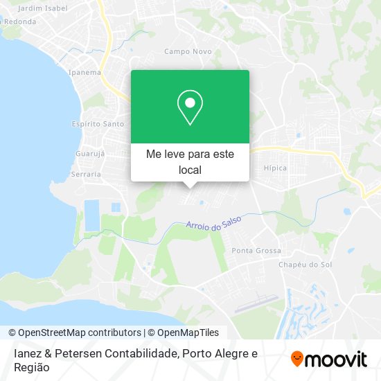 Ianez & Petersen Contabilidade mapa