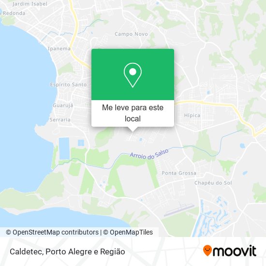 Caldetec mapa