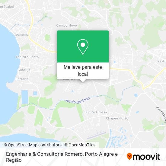 Engenharia & Consultoria Romero mapa