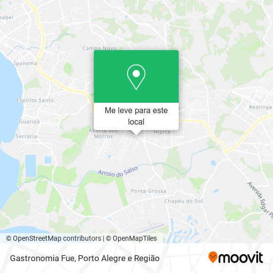 Gastronomia Fue mapa