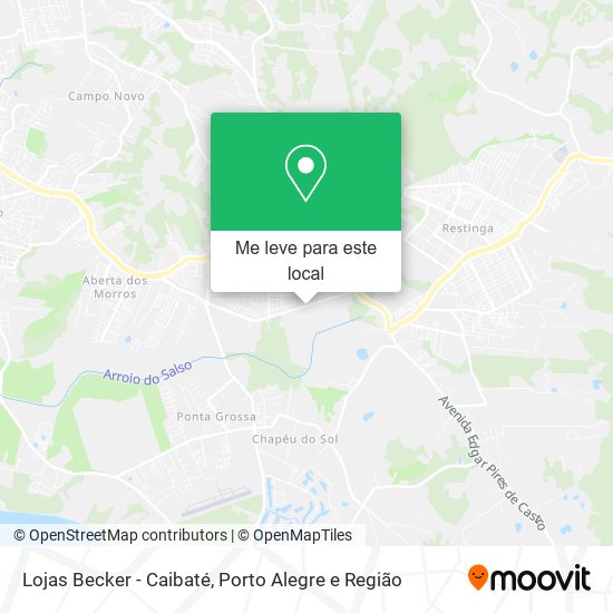 Lojas Becker - Caibaté mapa