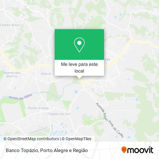 Banco Topázio mapa
