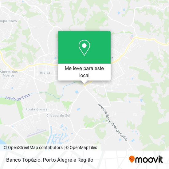 Banco Topázio mapa
