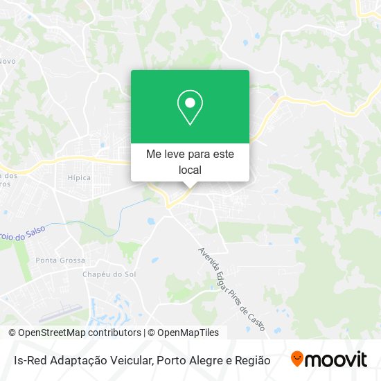 Is-Red Adaptação Veicular mapa