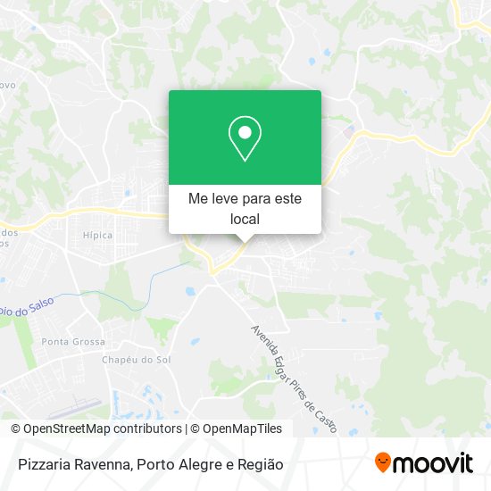 Pizzaria Ravenna mapa