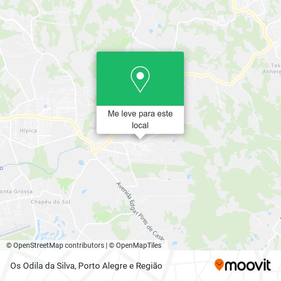 Os Odila da Silva mapa