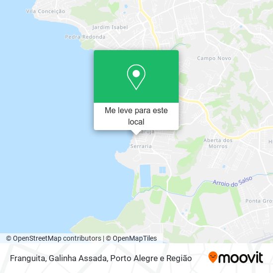 Franguita, Galinha Assada mapa