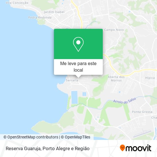 Reserva Guaruja mapa