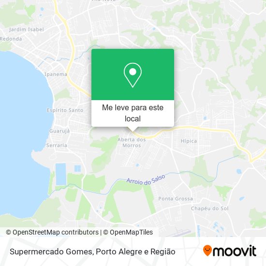Supermercado Gomes mapa