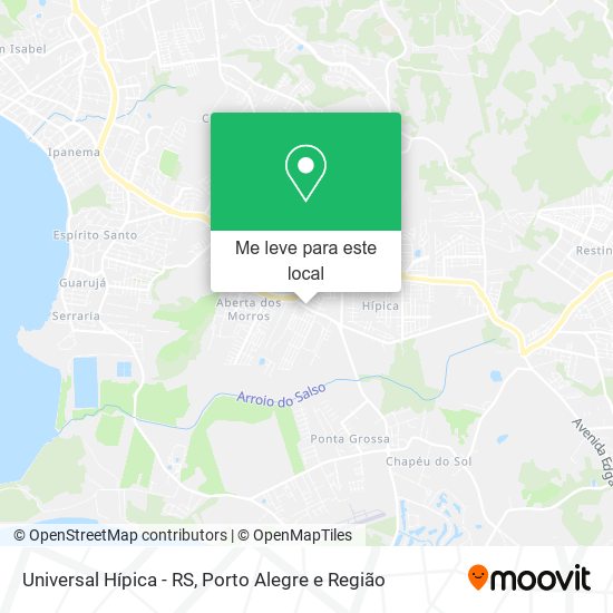 Universal Hípica - RS mapa