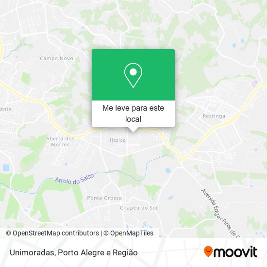 Unimoradas mapa