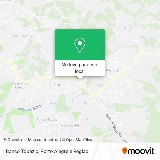Banco Topázio mapa