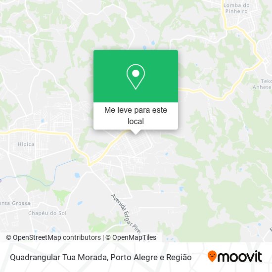 Quadrangular Tua Morada mapa